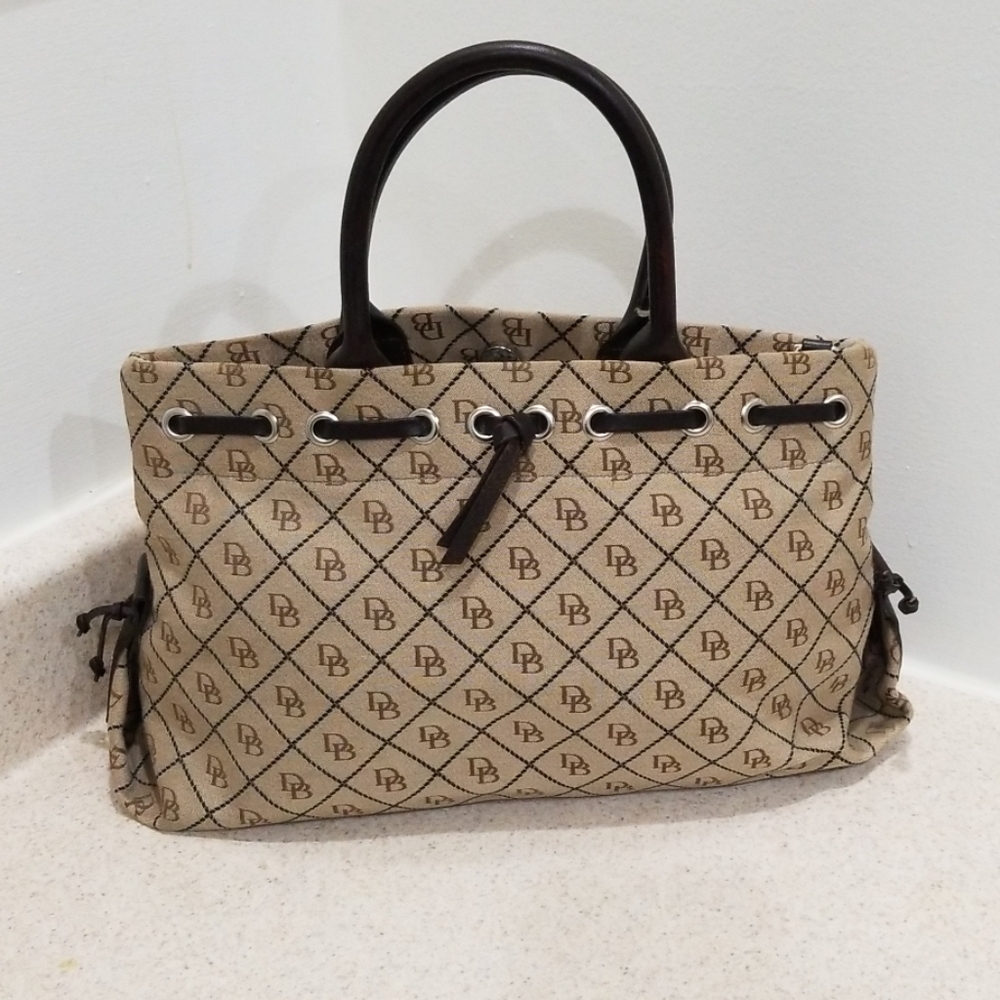 Dooney & Bourke authentic brown and tan satchel